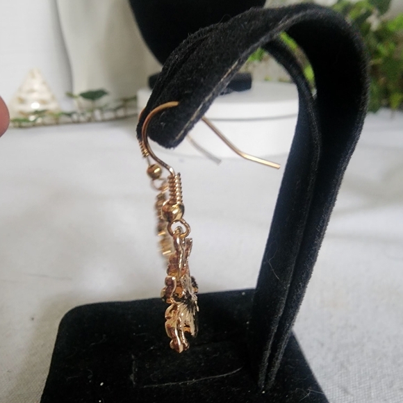 Gold Statement Spider Necklace and Earrings Set - Picture 9 of 10